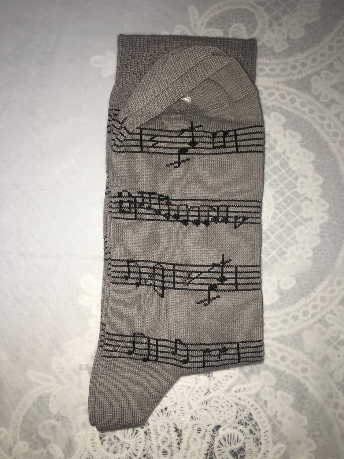 Viburnum shop 악보 양말 그레이 새거 상품이미지2