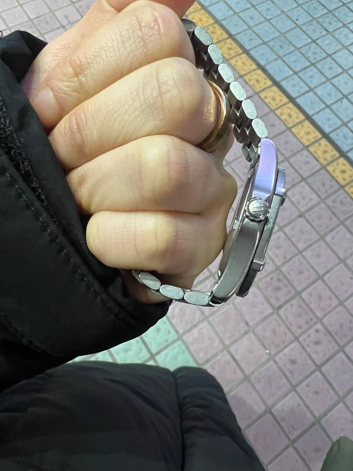 태그호이어 빈티지 프로페셔널 38mm 검판 wk1110 상품이미지5