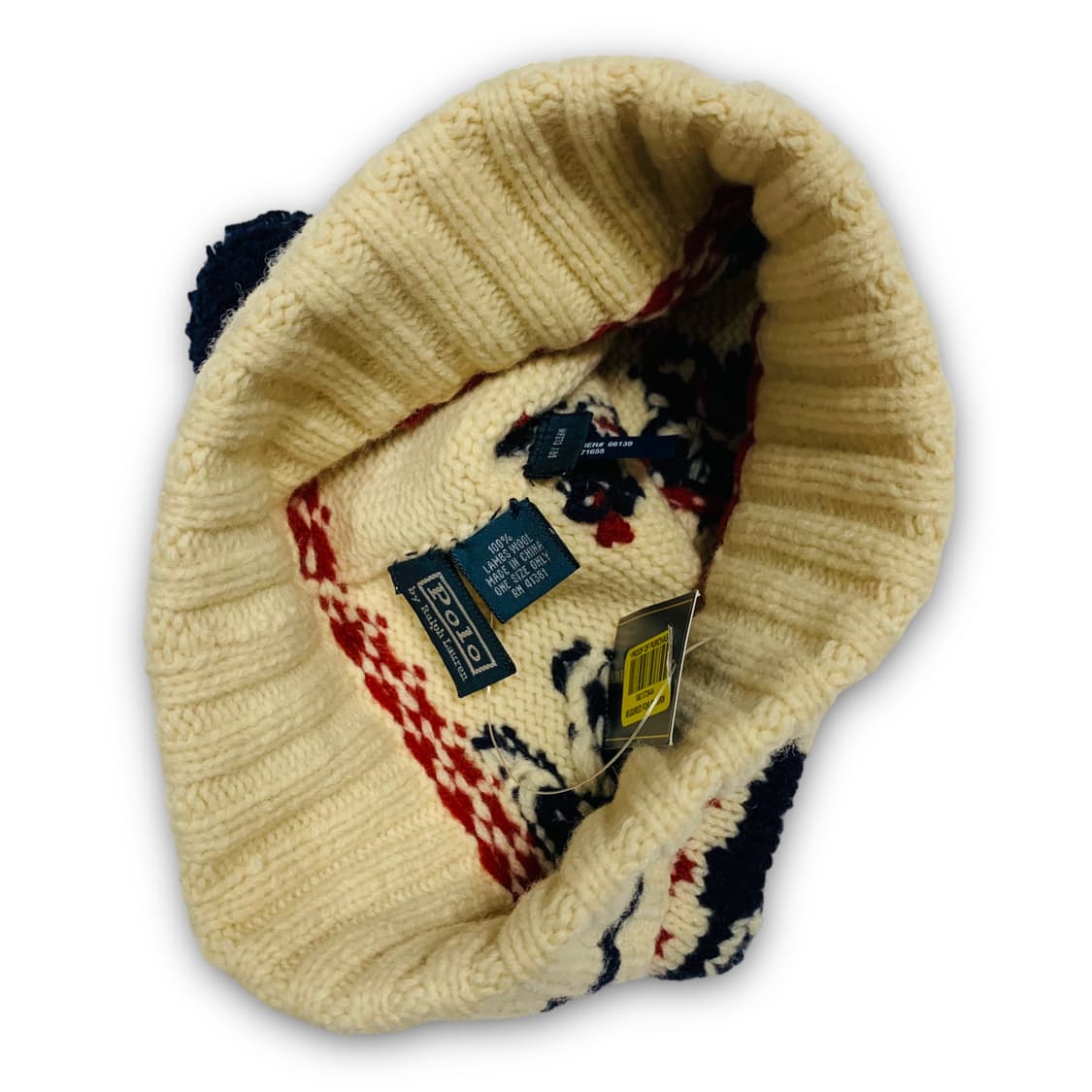 폴로 랄프로렌 데드스탁 램스 울 스키 빈티지 비니 상품이미지4