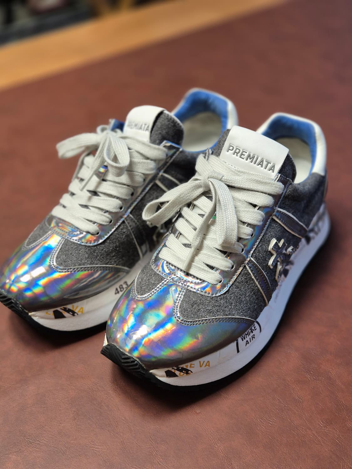 실착용1회 225-230(35)정품 프리미아타 스니커즈  상품이미지6