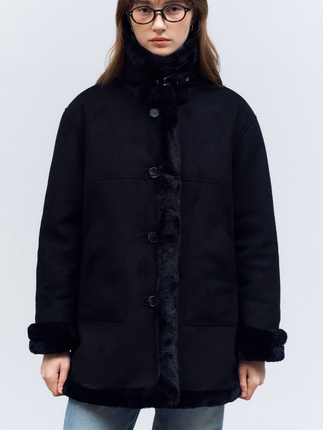 도프셉 클래식 무스탕 black 상품이미지1