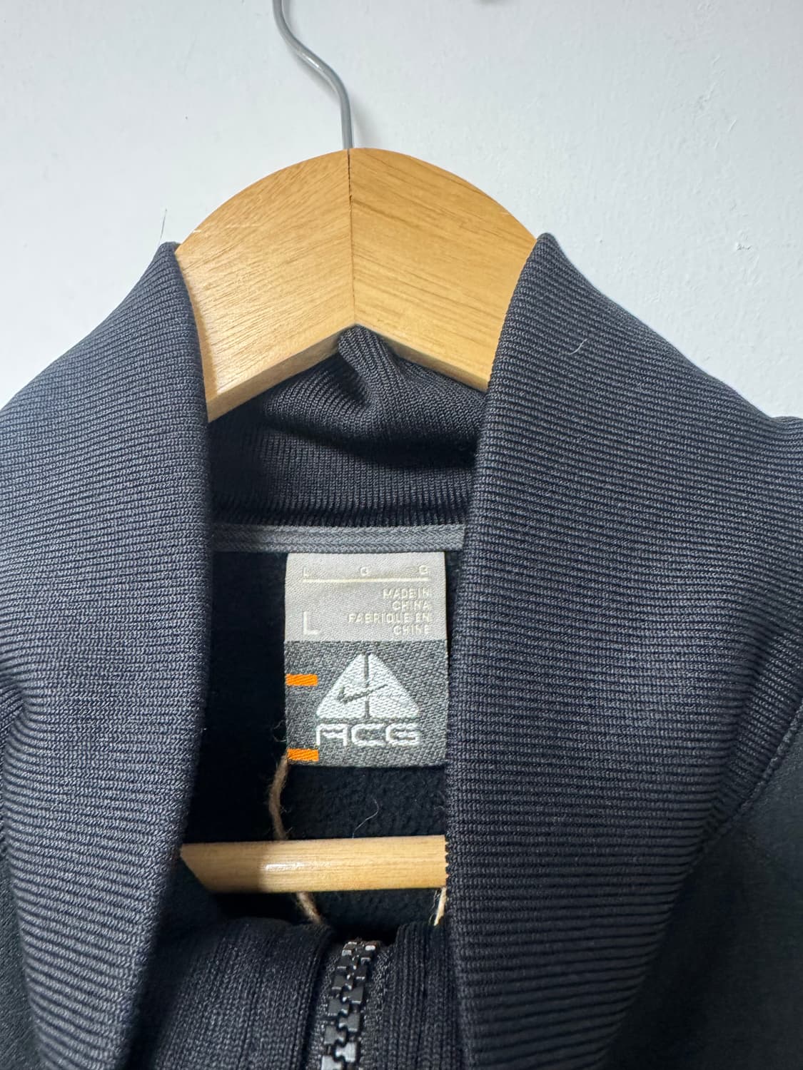 나이키 acg 기모 블랙 로고 트랙탑 스타 져지 자켓 L 상품이미지5