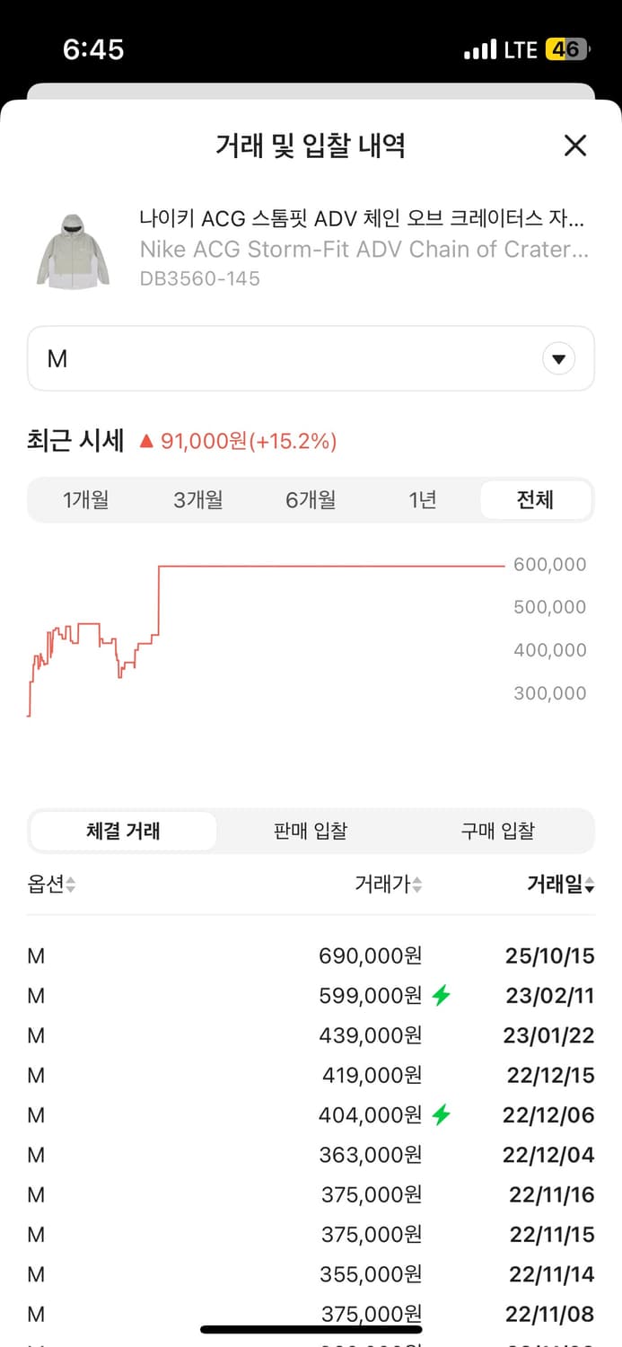 [M] 나이키 acg 스톰핏 adv 고어텍스 자켓 라이트 스톤 상품이미지2