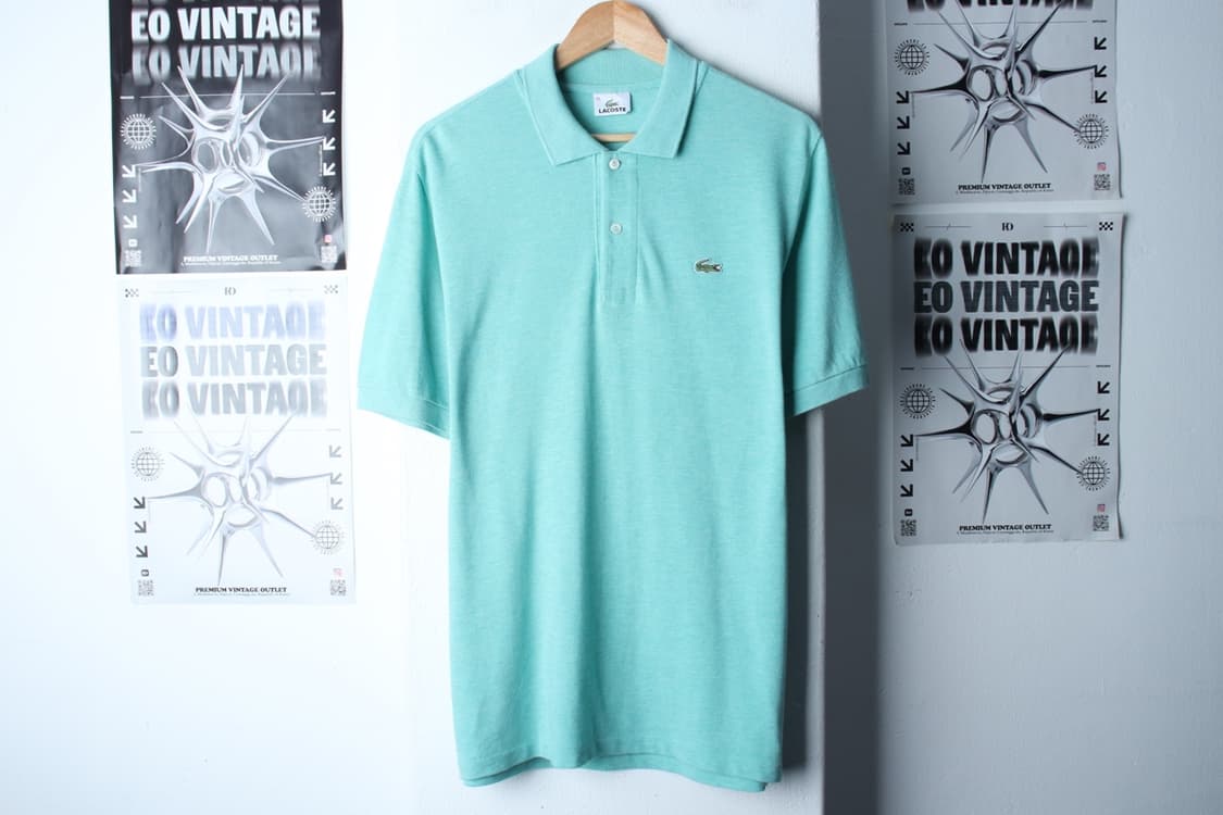 (M-XL) 라코스테 반팔 카라 티셔츠 오버핏 민트 그린-H30263 상품이미지2