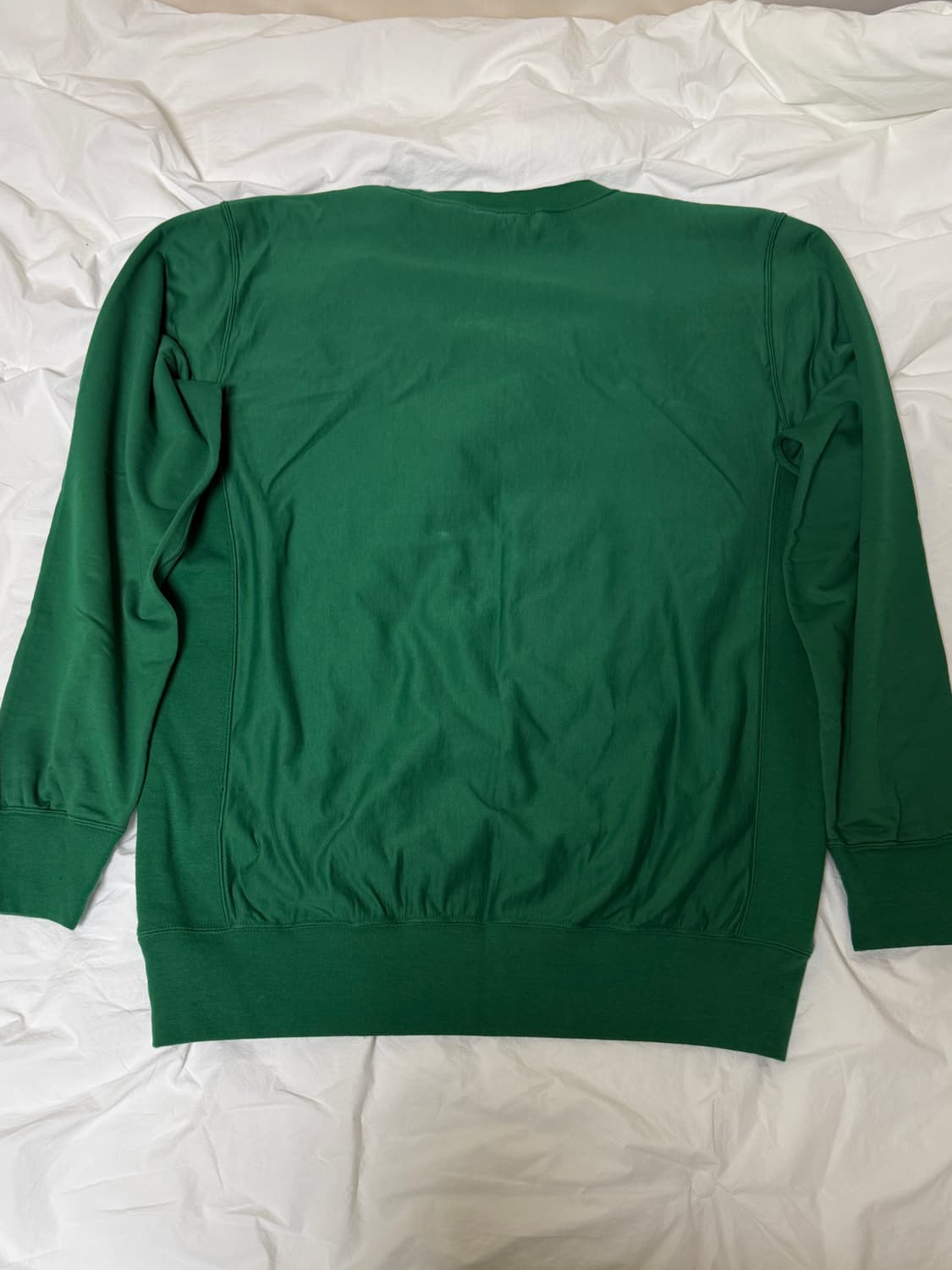 [4] 23aw 오라리 엘라스틱 하이 게이지 스웻 그린 컬러 상품이미지3