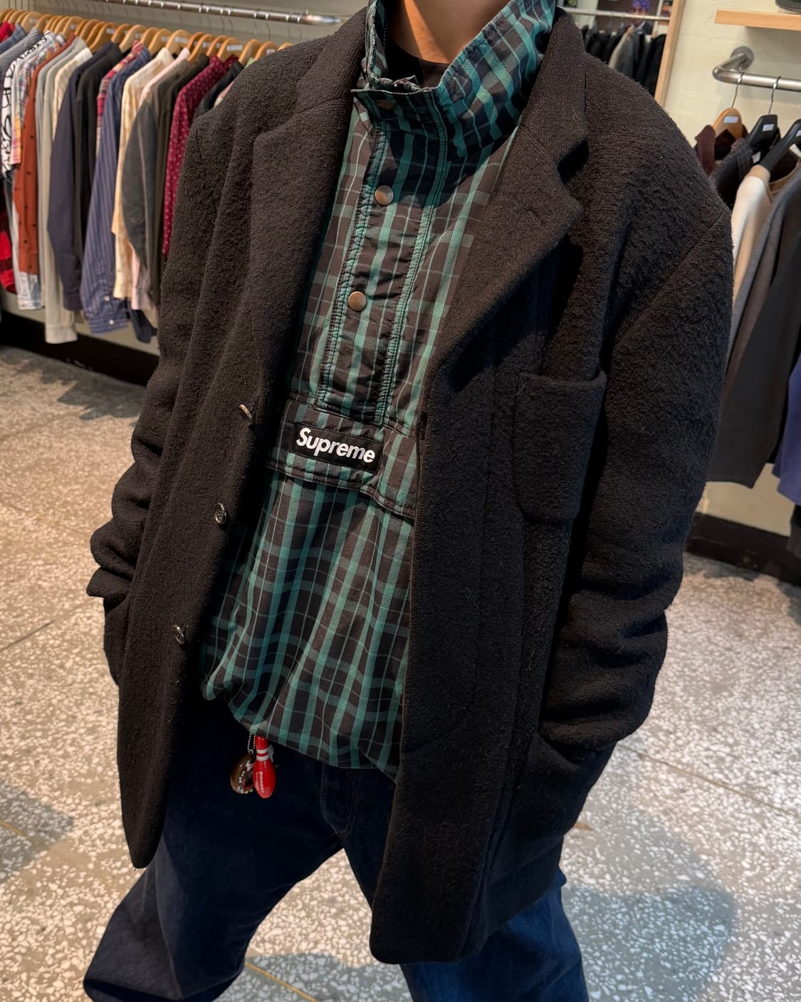 슈프림 풀오버 체크 자켓 - 18fw 상품이미지3