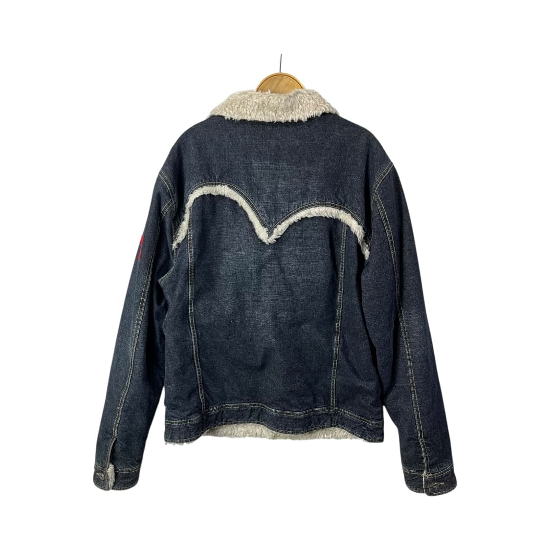 [Evisu] 에비수 로고 쉐르파 데님자켓 상품이미지2