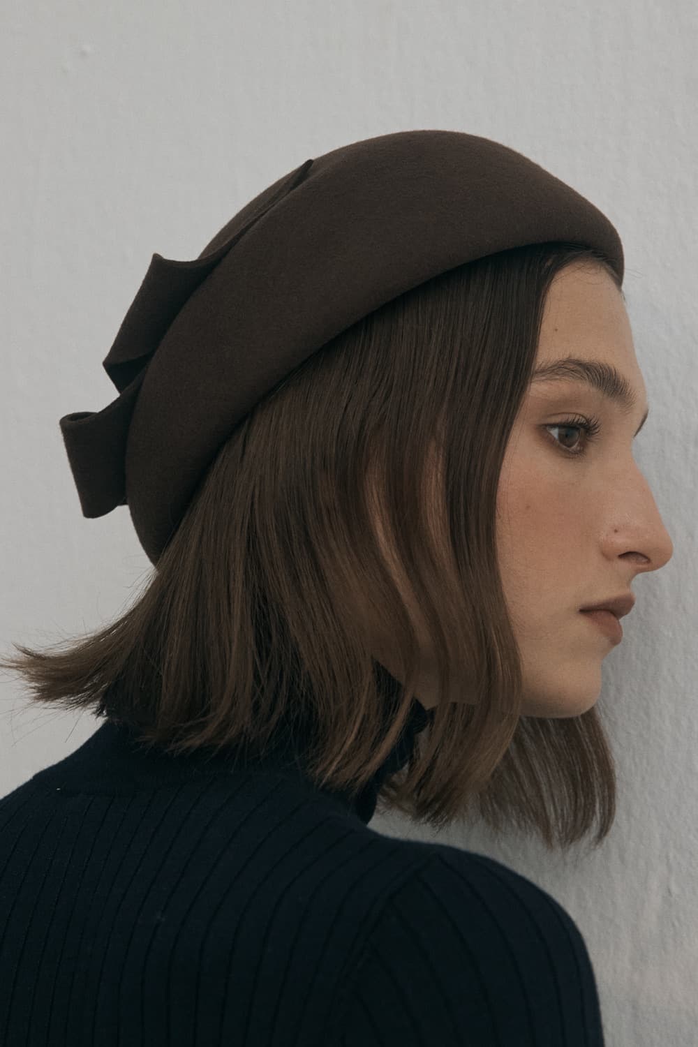 🖤 SHINJEO 울 드레이핑 베레 / 베레모 상품이미지6