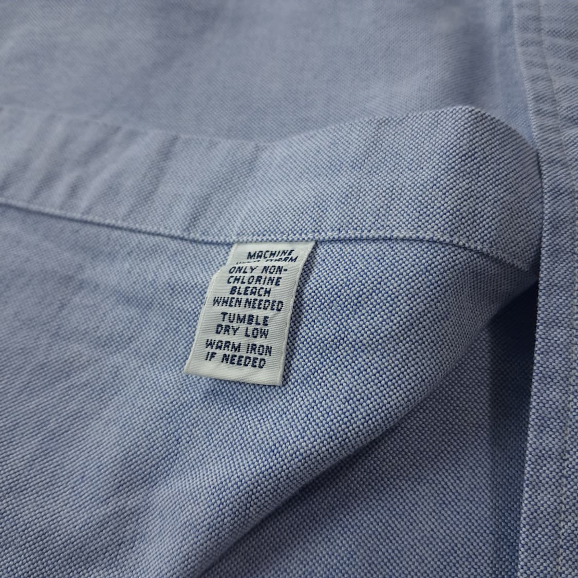 CK357 XL 폴로 90s 홍콩판 클래식 더스티 블루 셔츠 남방 상품이미지5