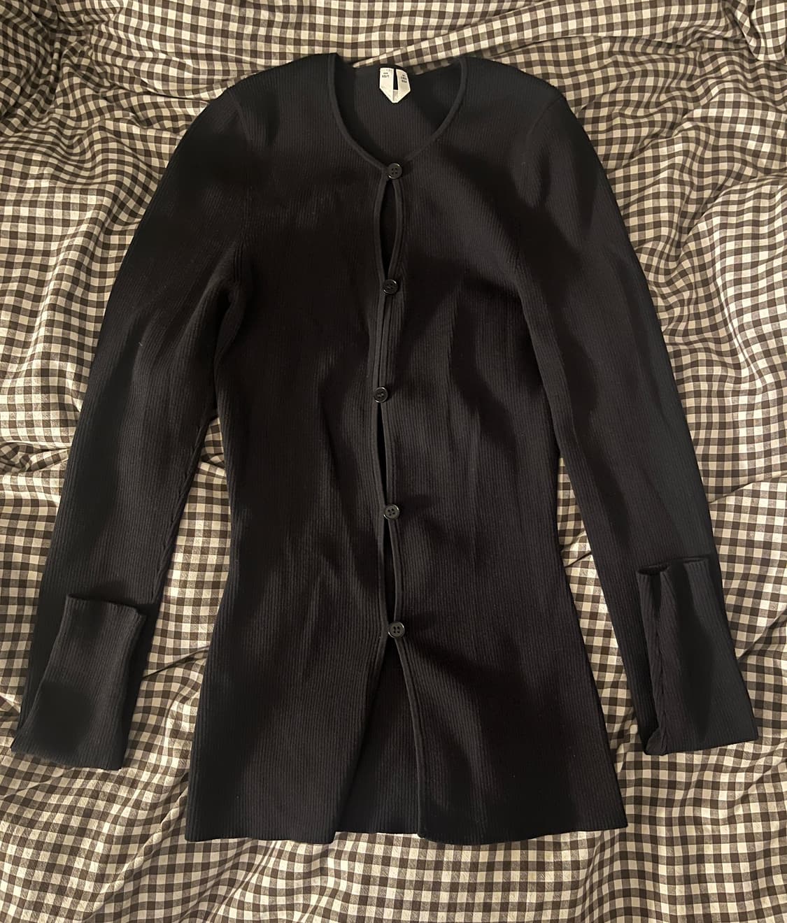 아르켓 블랙 가디건 XS 상품이미지1