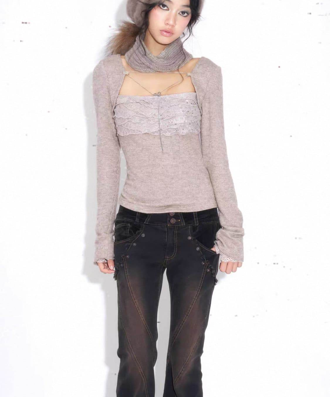 타오바오 중브 긴팔 티셔츠 상품이미지2