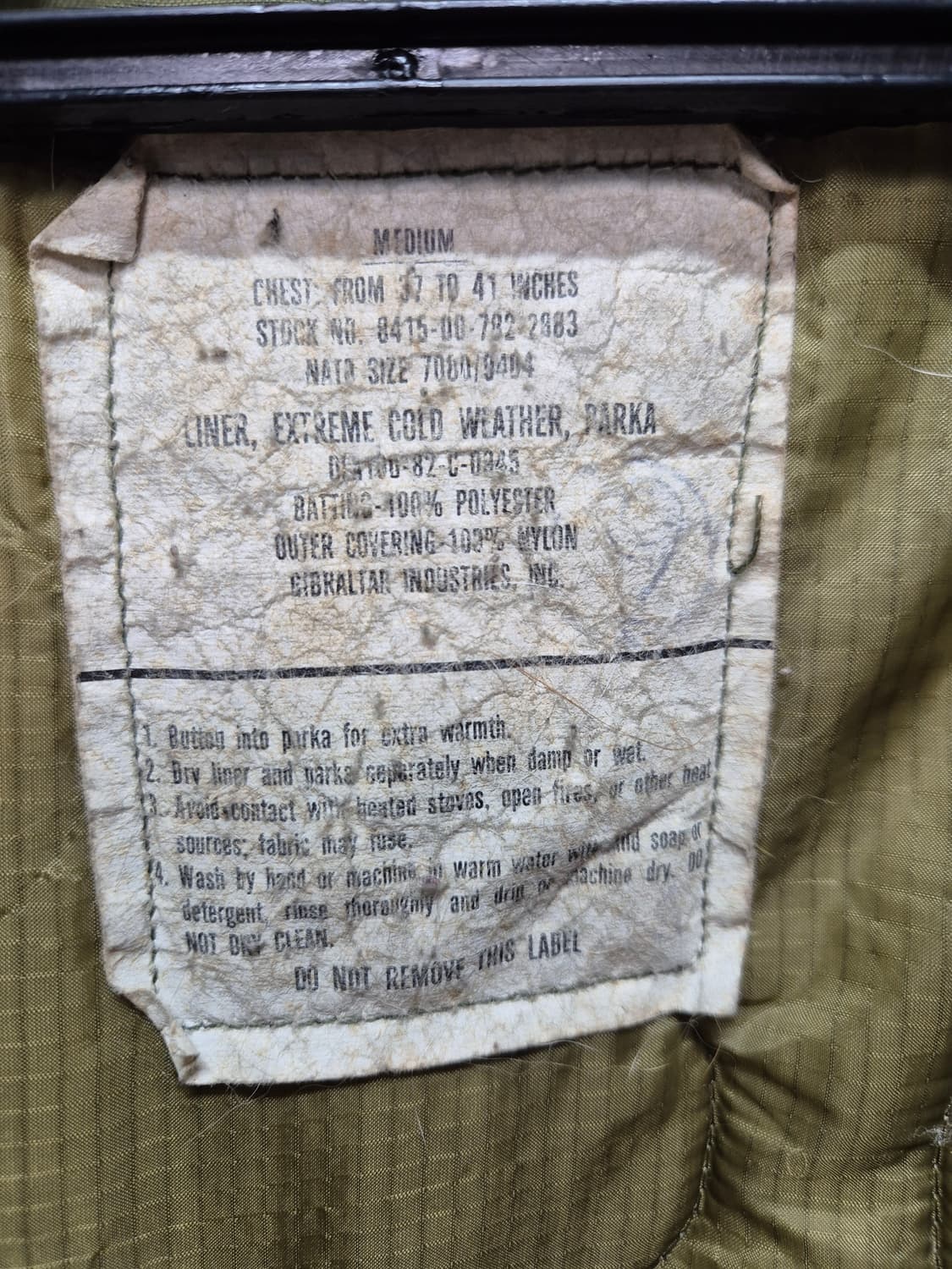 M65 피쉬테일 내피 상품이미지2