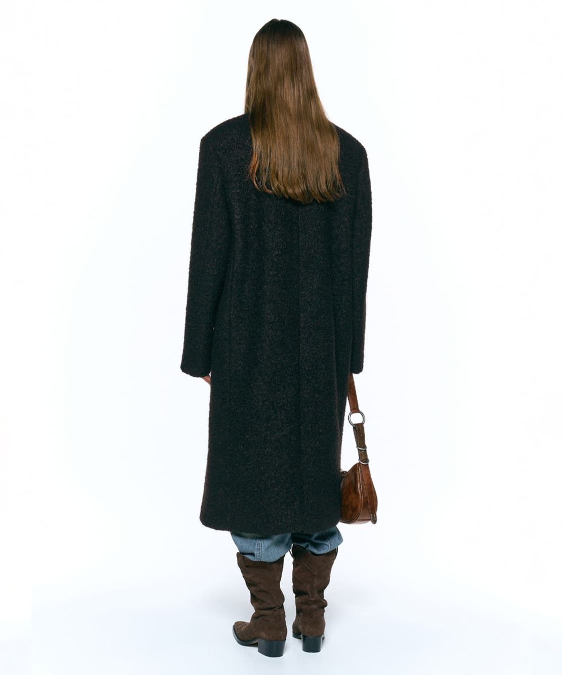 인사일런스우먼 키드 모헤어 부클 코트 상품이미지4