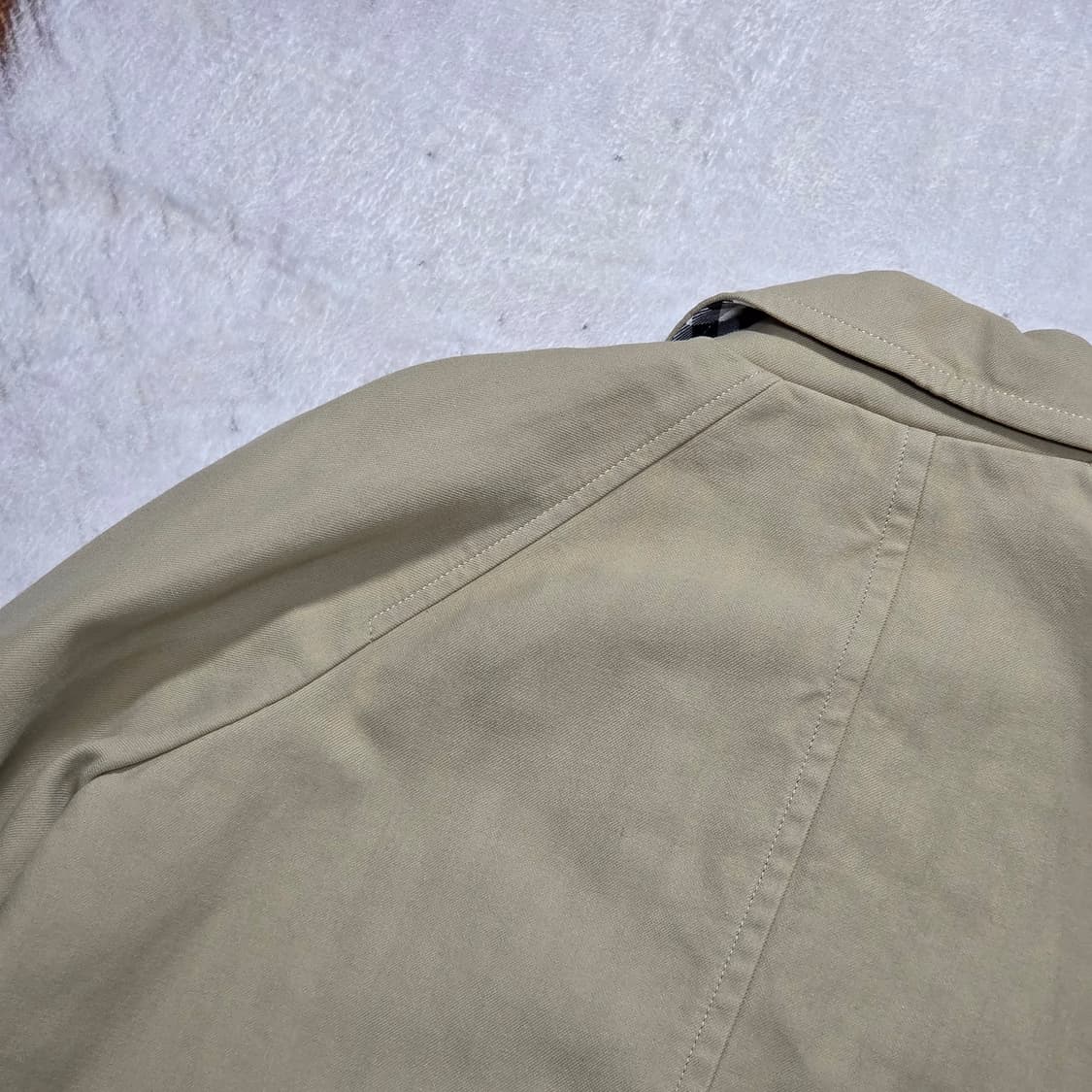 빈티지 베이지 롱코트 자켓 상품이미지5
