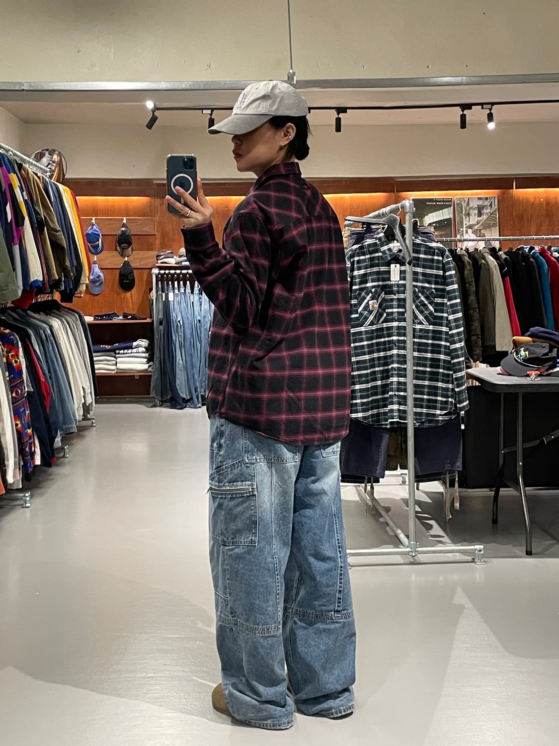 칼하트 체크 셔츠  상품이미지5