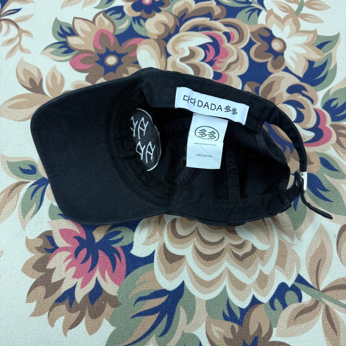 다다이즘 DADAISM 로고 볼캡(블랙,검흰) 상품이미지5