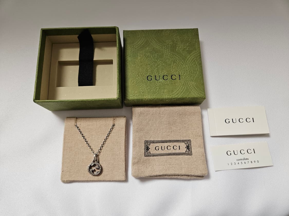 구찌 인터로킹 목걸이 (정품보증서포함) 상품이미지1