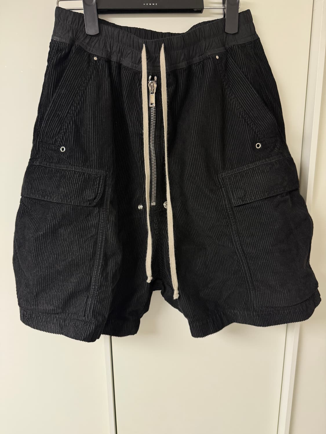 [s] 릭오웬스 코듀로이 쇼츠 팬츠 상품이미지1