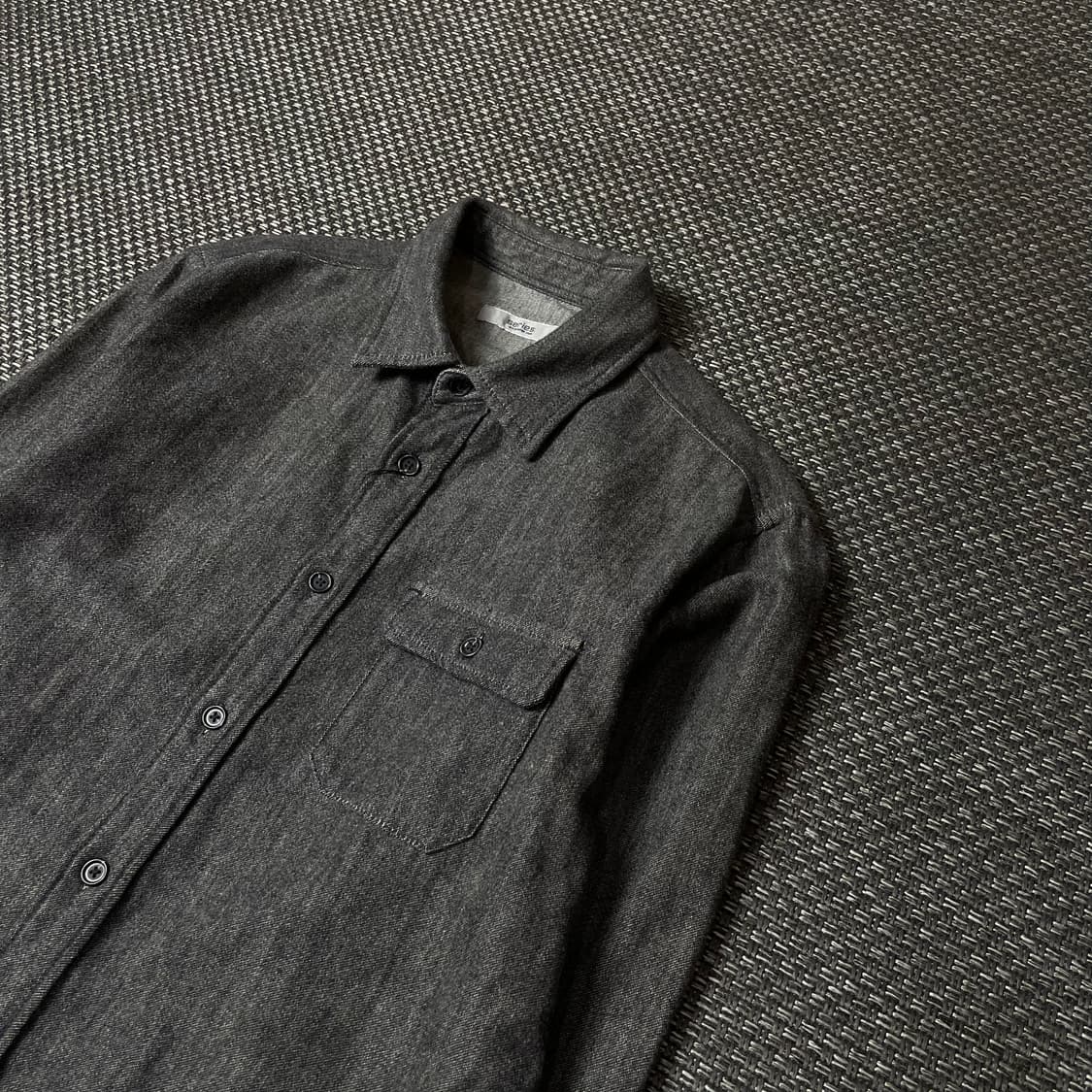 시리즈 그레이 원포켓 겨울 긴팔 셔츠 100 상품이미지5