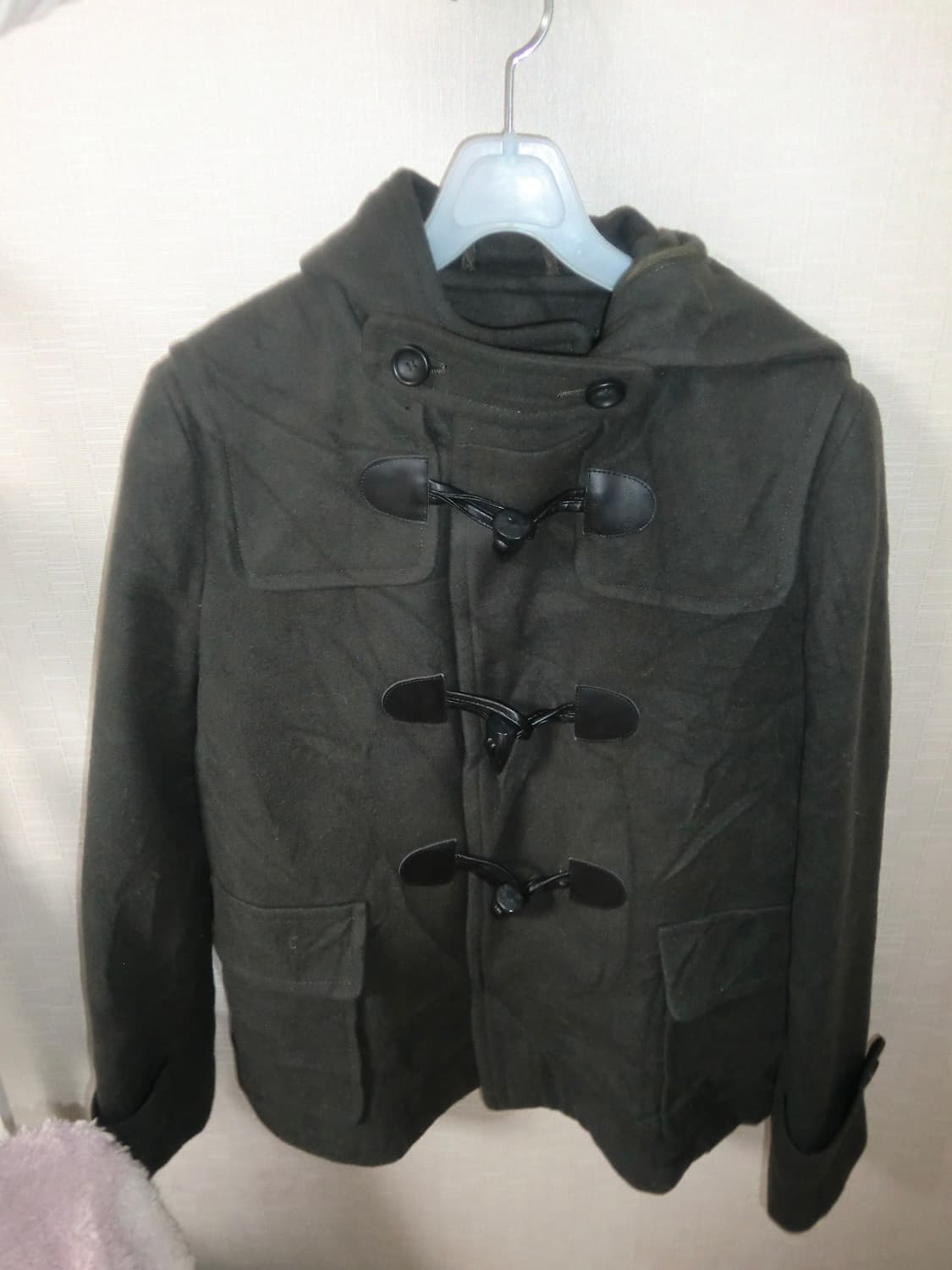 카키 떡코 숏코트 빈티지 모리걸 러블리 하구미  상품이미지1