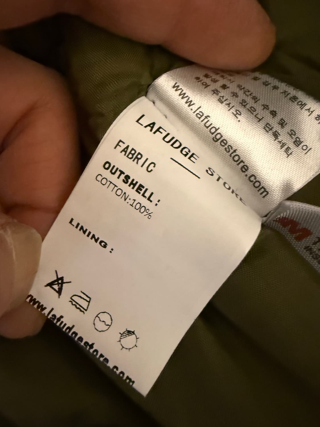 라퍼지  숏 야상 점퍼재킷   M  66   미착용  상품이미지4