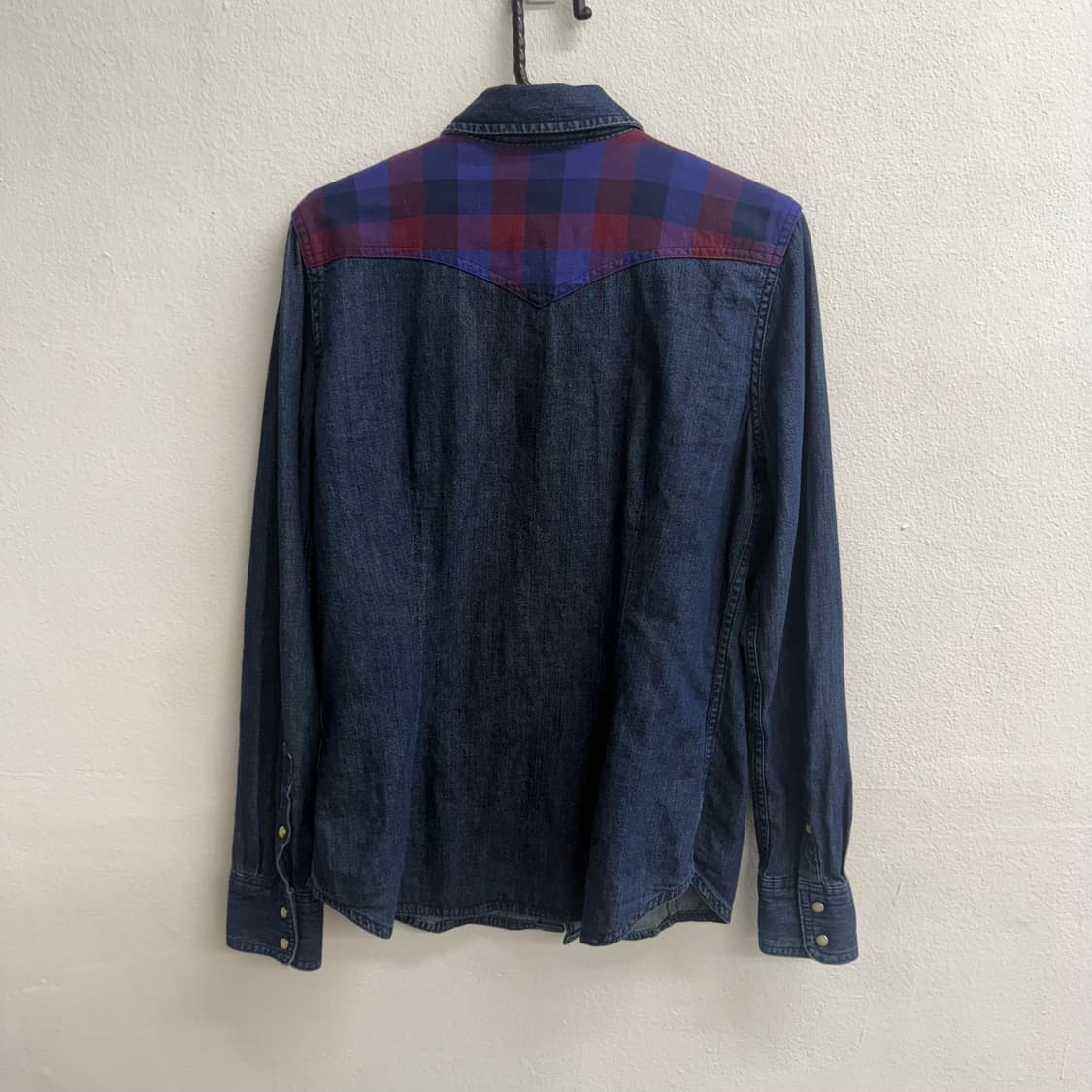 90S 리바이스 데님 웨스턴 셔츠 (S) 상품이미지4