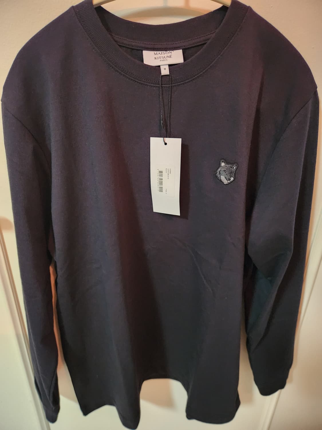 병행수입)메종키츠네 긴팔쭉티 블랙m 상품이미지3