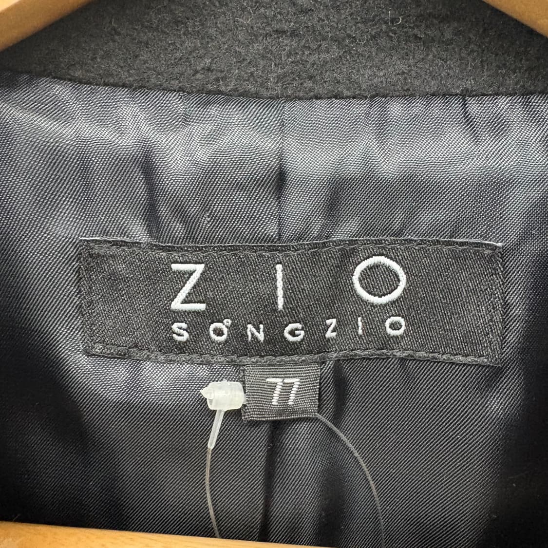 ZIO SONGZIO 블랙 더블 코트 남M 상품이미지2