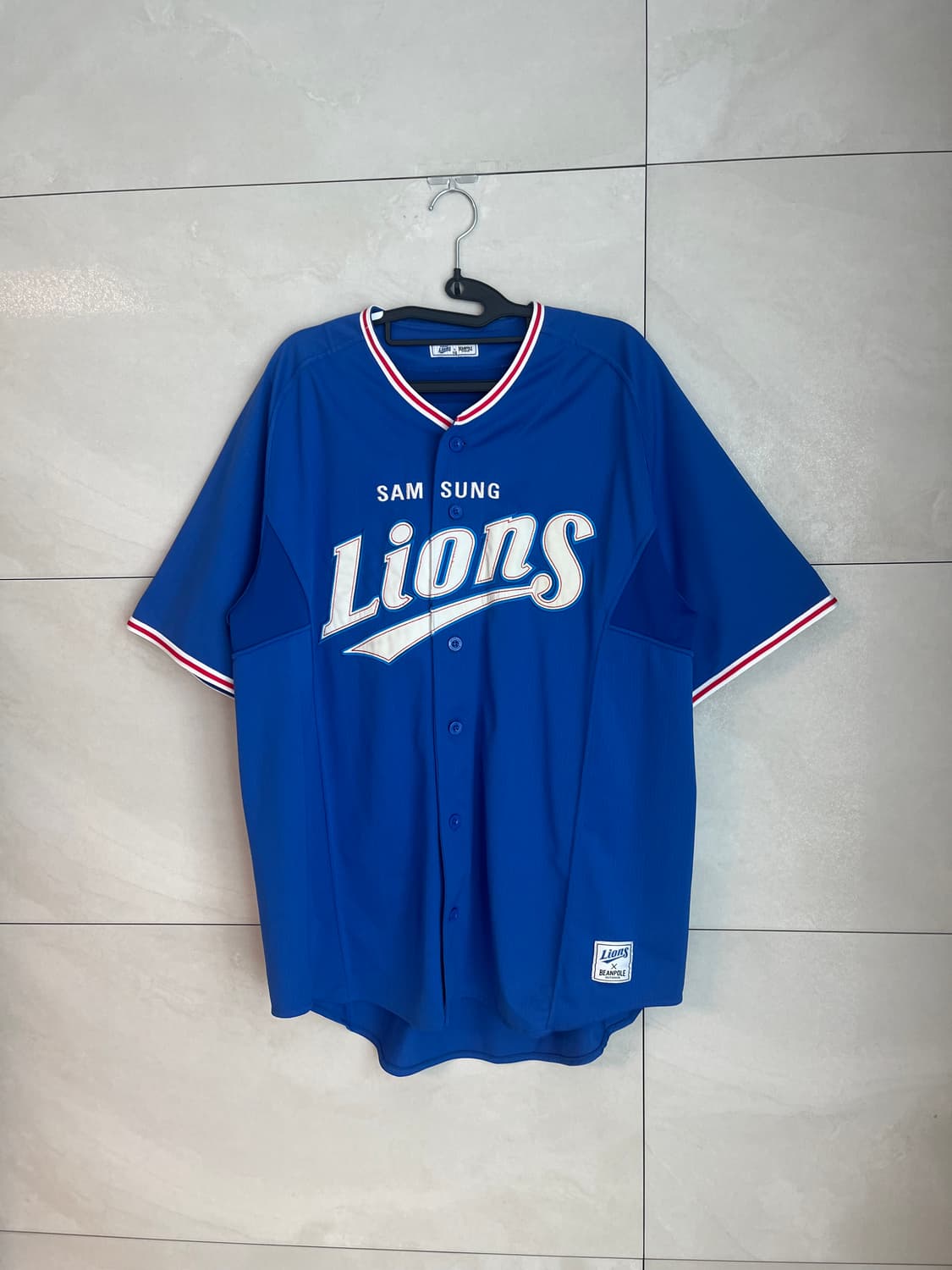 (2XL) 이승엽 마킹 삼성라이언즈X빈폴 야구 유니폼 상품이미지5