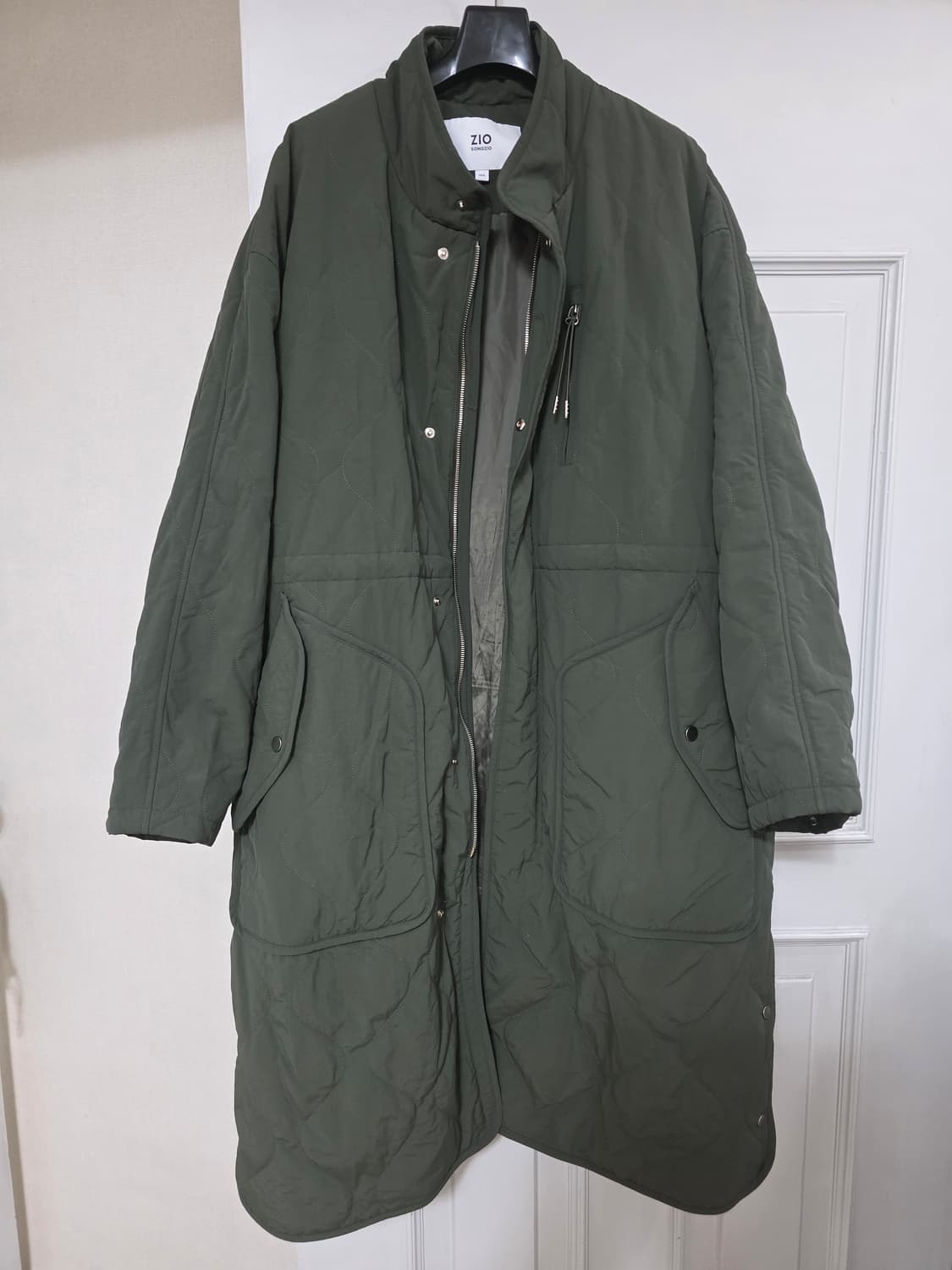 지오송지오 퀼팅 롱자켓 야상 상품이미지6