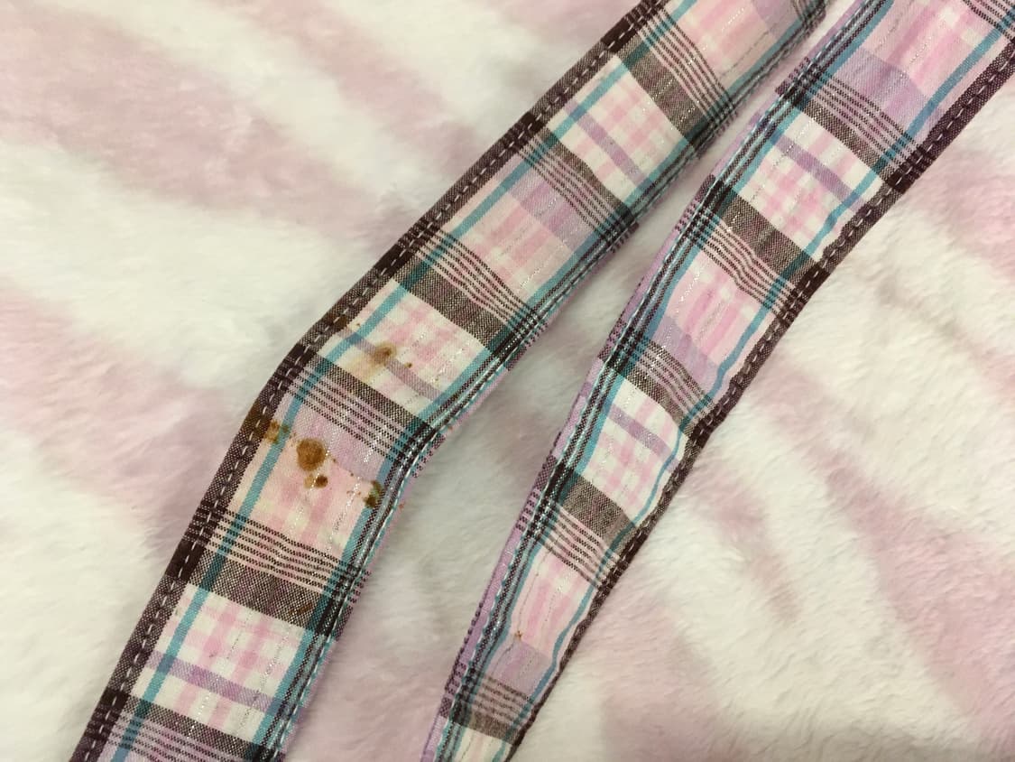 헤이세이 보부상 포켓 숄더백 라떼갸루 모리걸 보라 타탄체크 갸루 상품이미지9