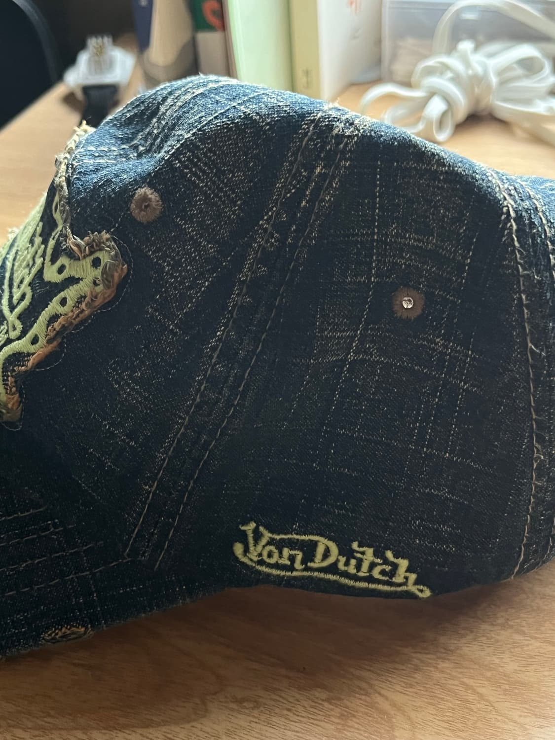 Von Dutch 빈티지 데님 볼캡 F 상품이미지4