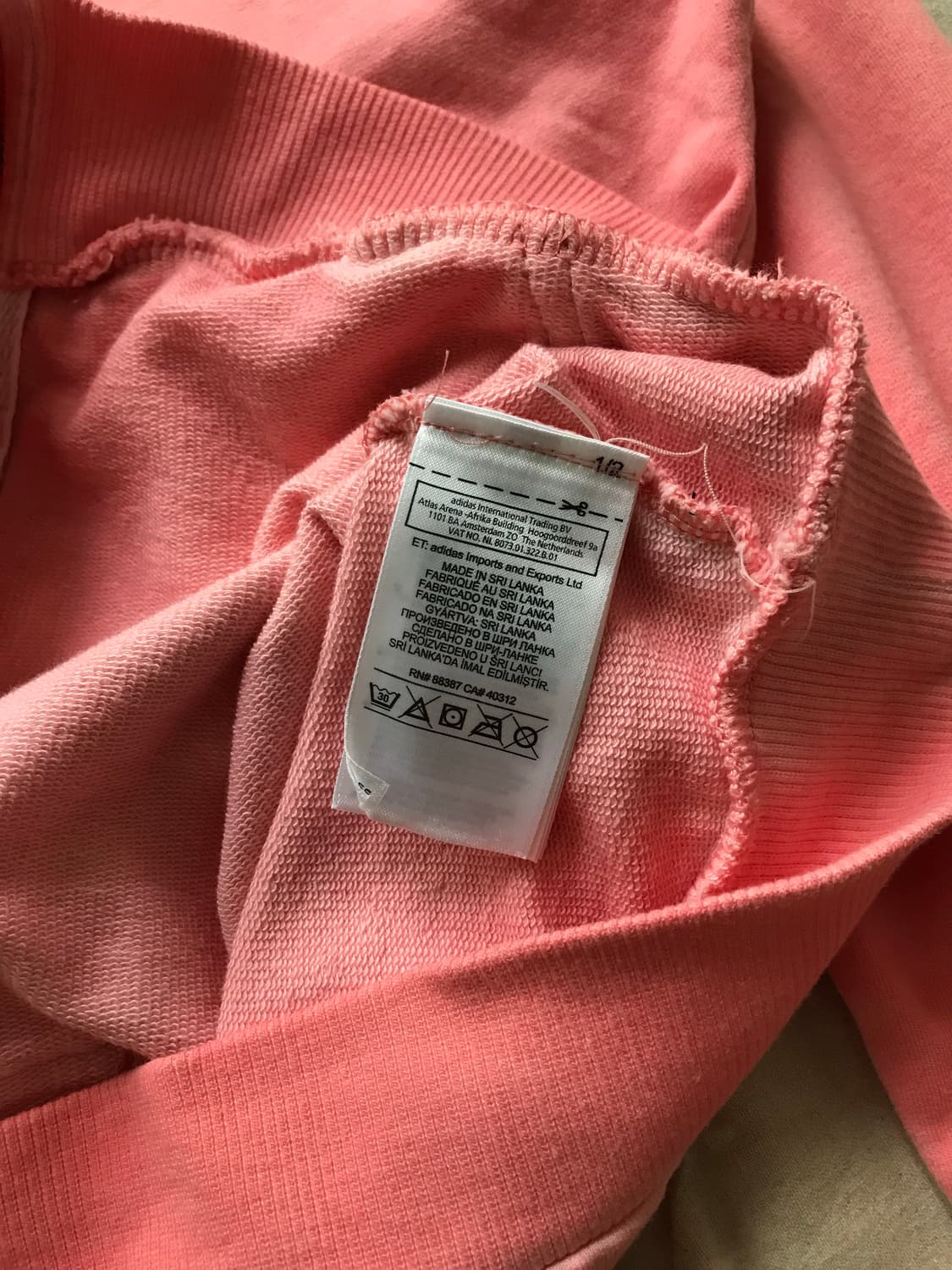 아디다스 00년대 올드스쿨 트레포일 핑크 후드집업 상품이미지9