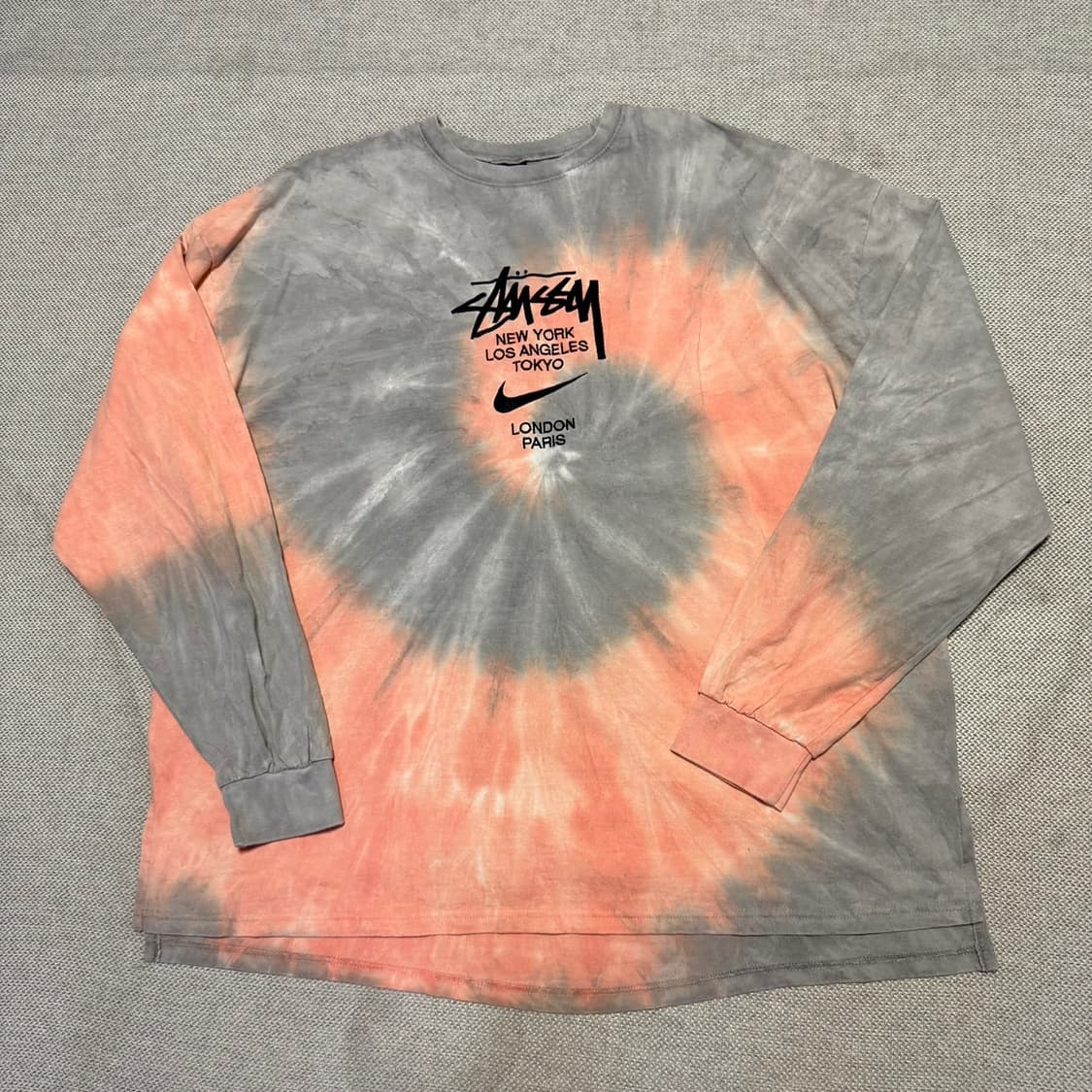 스투시 나이키 타이다이 롱슬리브 상품이미지1
