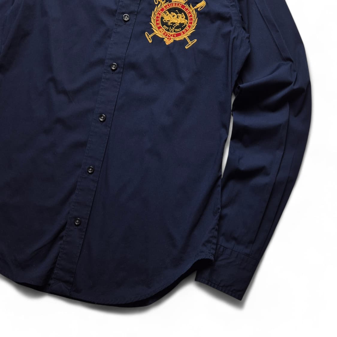 [S] 폴로 랄프로렌 크레스트 로고 포플린 셔츠 네이비 상품이미지4