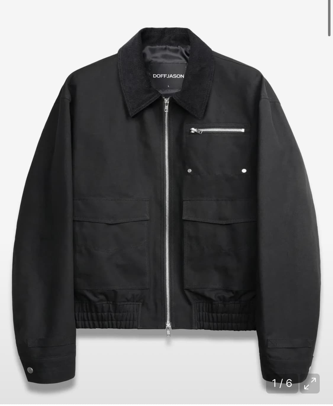도프제이슨 로건 빈티지 워크 자켓 블랙 상품이미지1