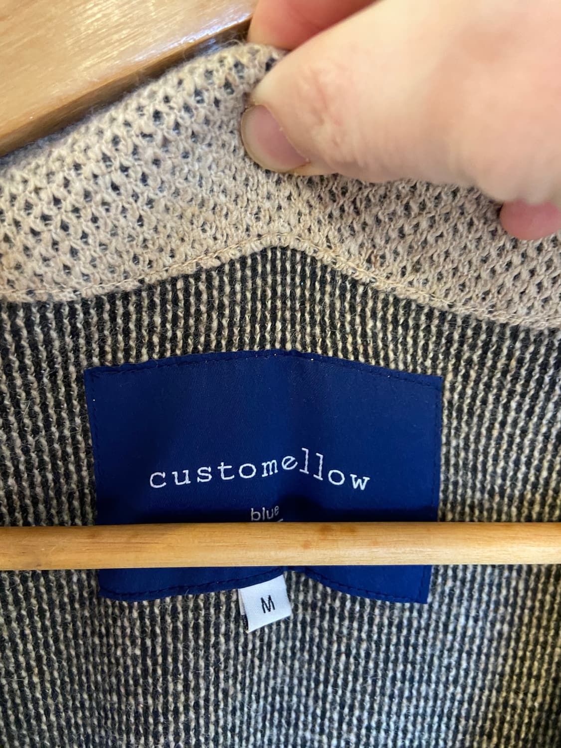 커스텀멜로우 베이지 니트 롱가디건 상품이미지4