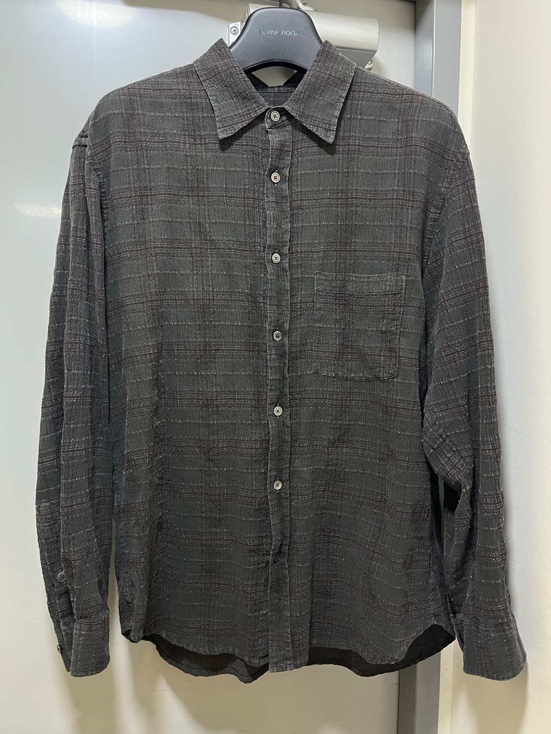 [1,S]이얼즈어고 더티 워시드 포이카 더스티블랙 브라운 상품이미지3