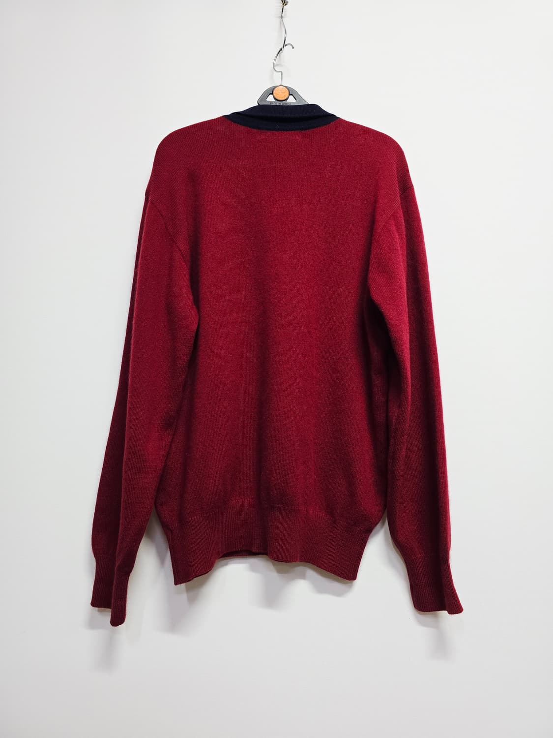 입생로랑 레드 카라넥 니트 올드스쿨 상품이미지5