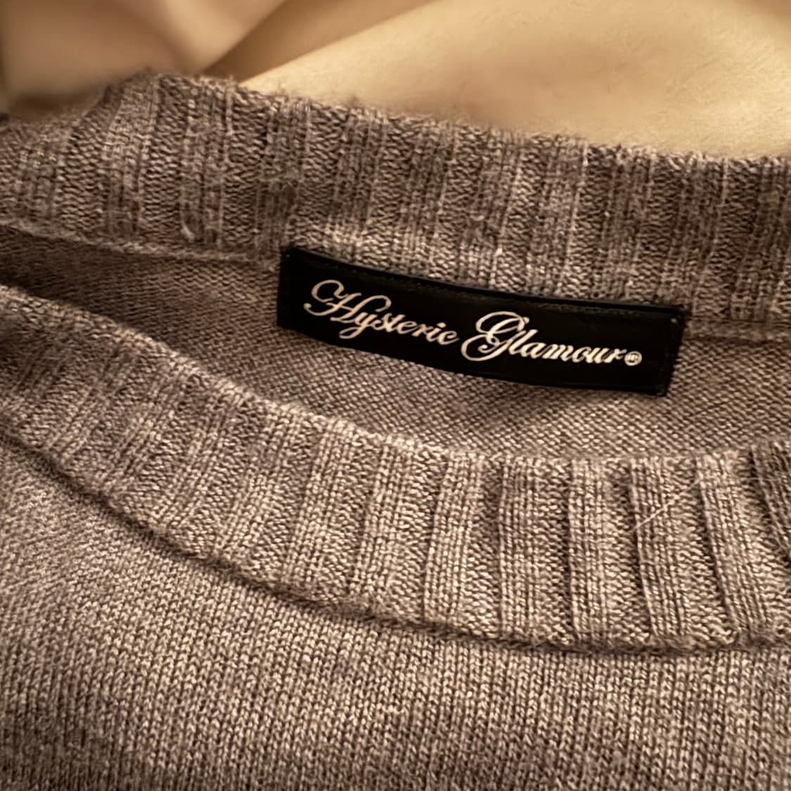 (정품) 히스테릭글래머 히글 퍽베어 그레이 니트 상품이미지3