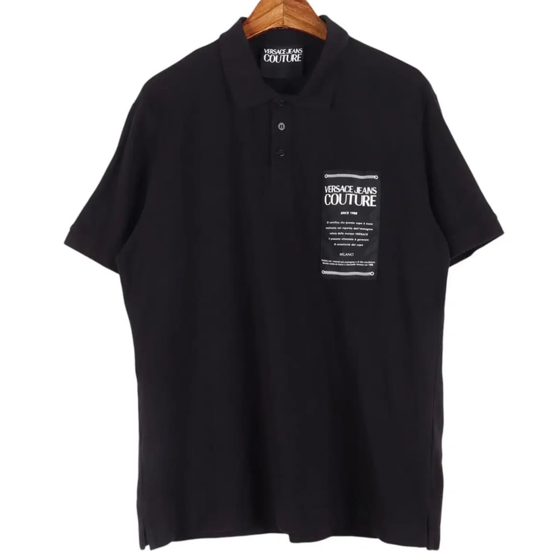 베르사체 진스 VERSACE JEANS 반팔 카라 티셔츠 XL 상품이미지1