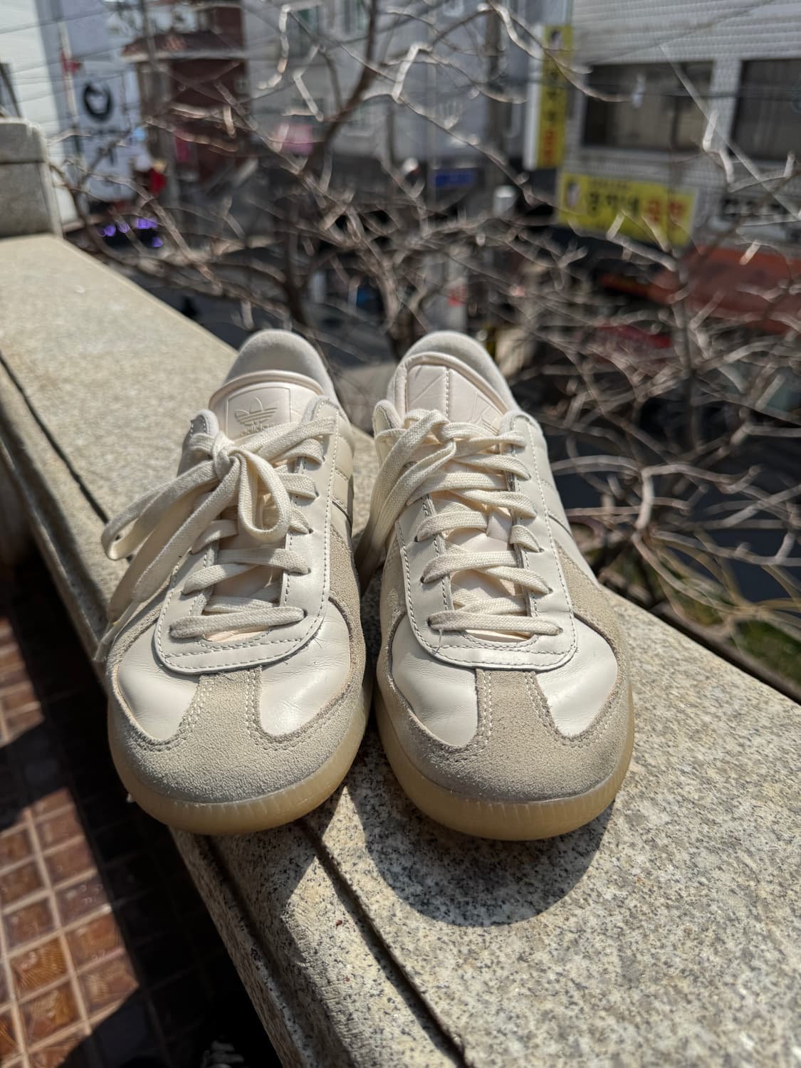 아디다스 독일군 스니커즈 아이보리 240mm 상품이미지3