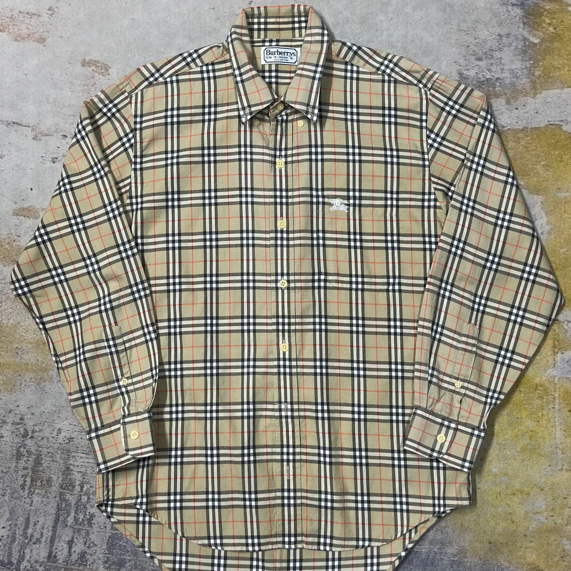 버버리 90s 노바 체크셔츠 m 상품이미지1