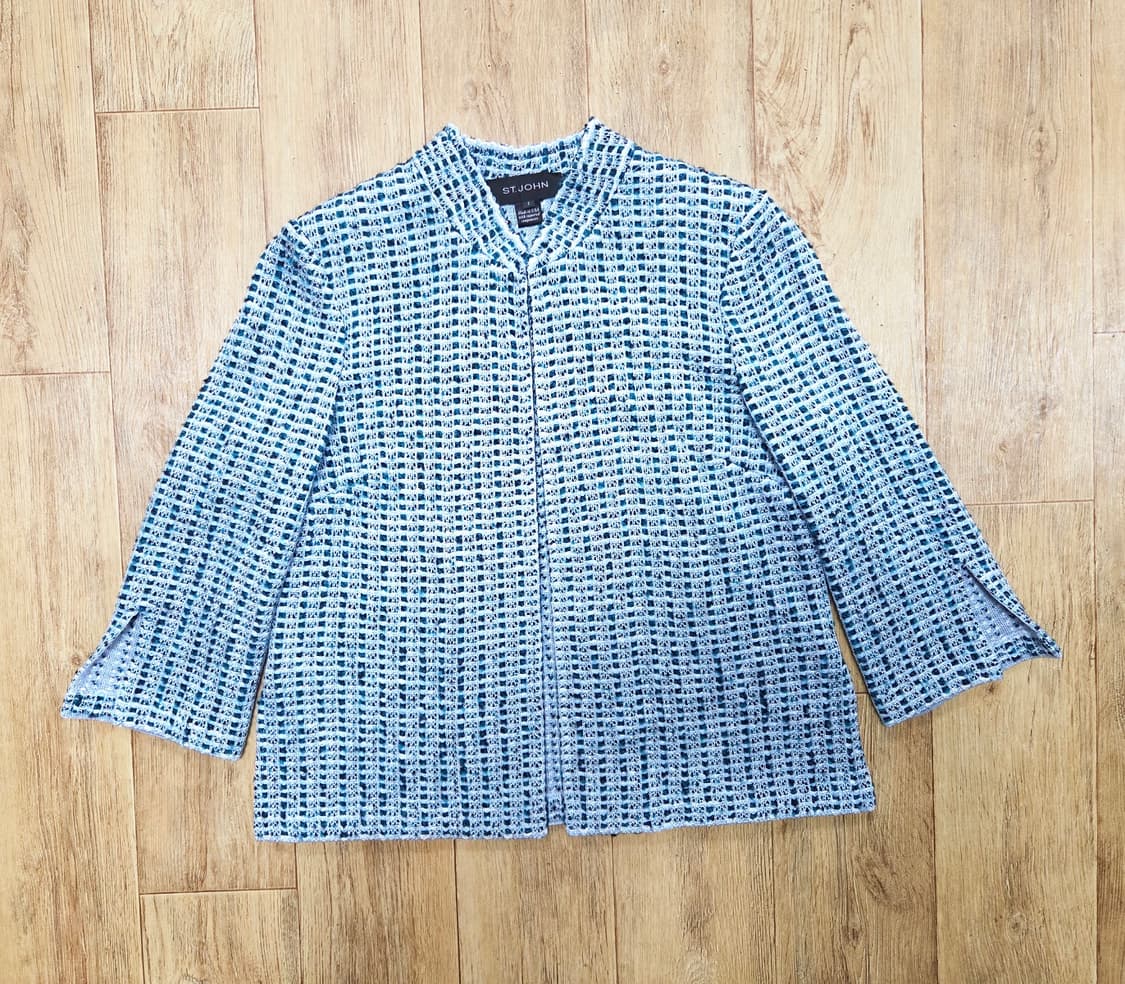 센존(ST.JOHN) 트위드가디건 44-55 새상품 상품이미지1