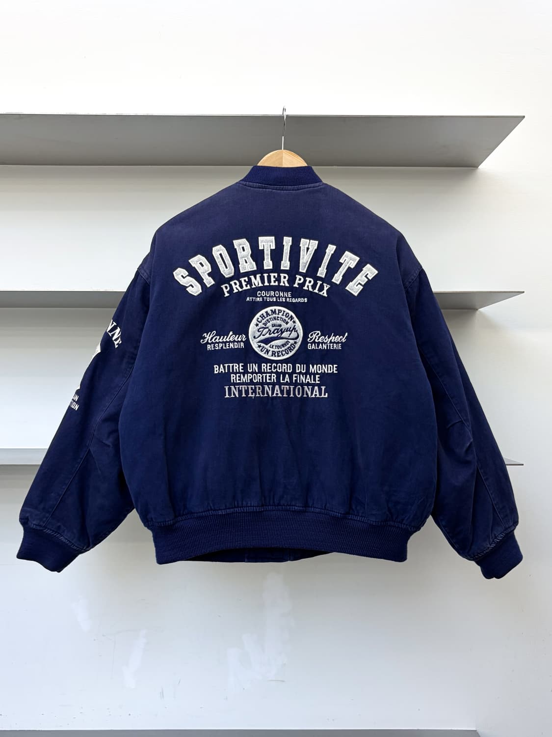 트레이업 90s 스포티바이트 봄버 자켓 상품이미지3