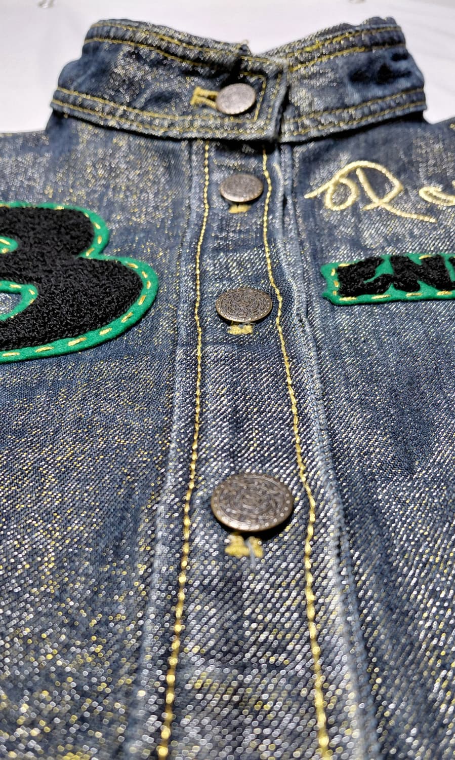 [TOKUKO 1er Vol] 토쿠코 푸르미에 볼 자수 데님 자켓 상품이미지7