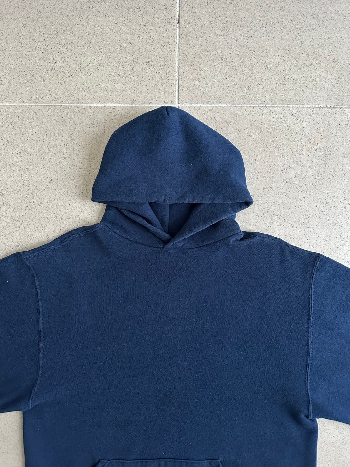 90s 빈티지 러셀 후드 네이비 L USA 상품이미지4