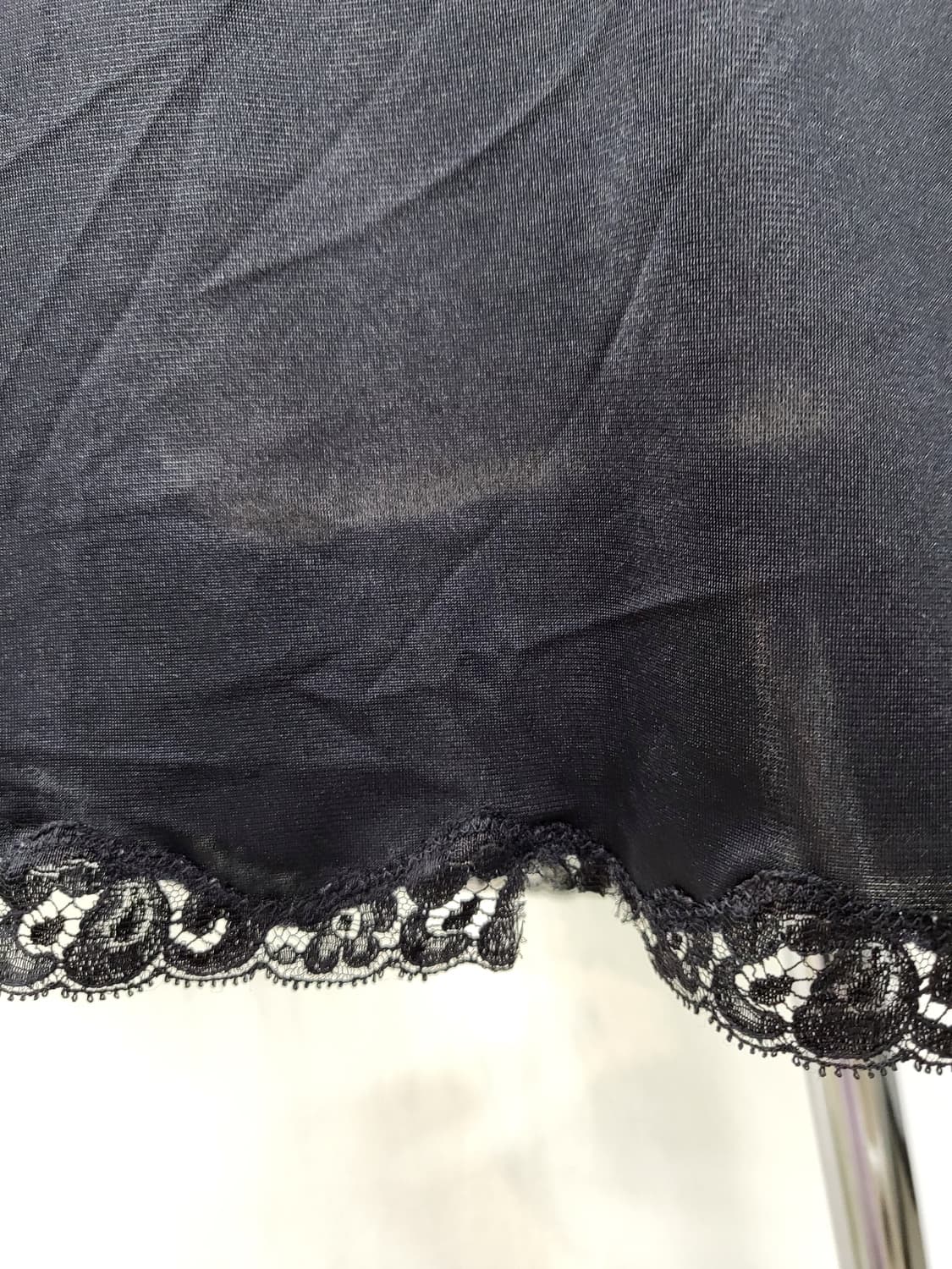 빈티지 블랙 레이스 슬립 캐미솔 나시 상품이미지4