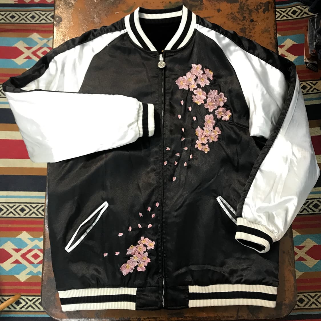 JAPAN VTG 일본 빈티지 리버시블 양면 스카쟌 남성 105 사이즈 상품이미지4