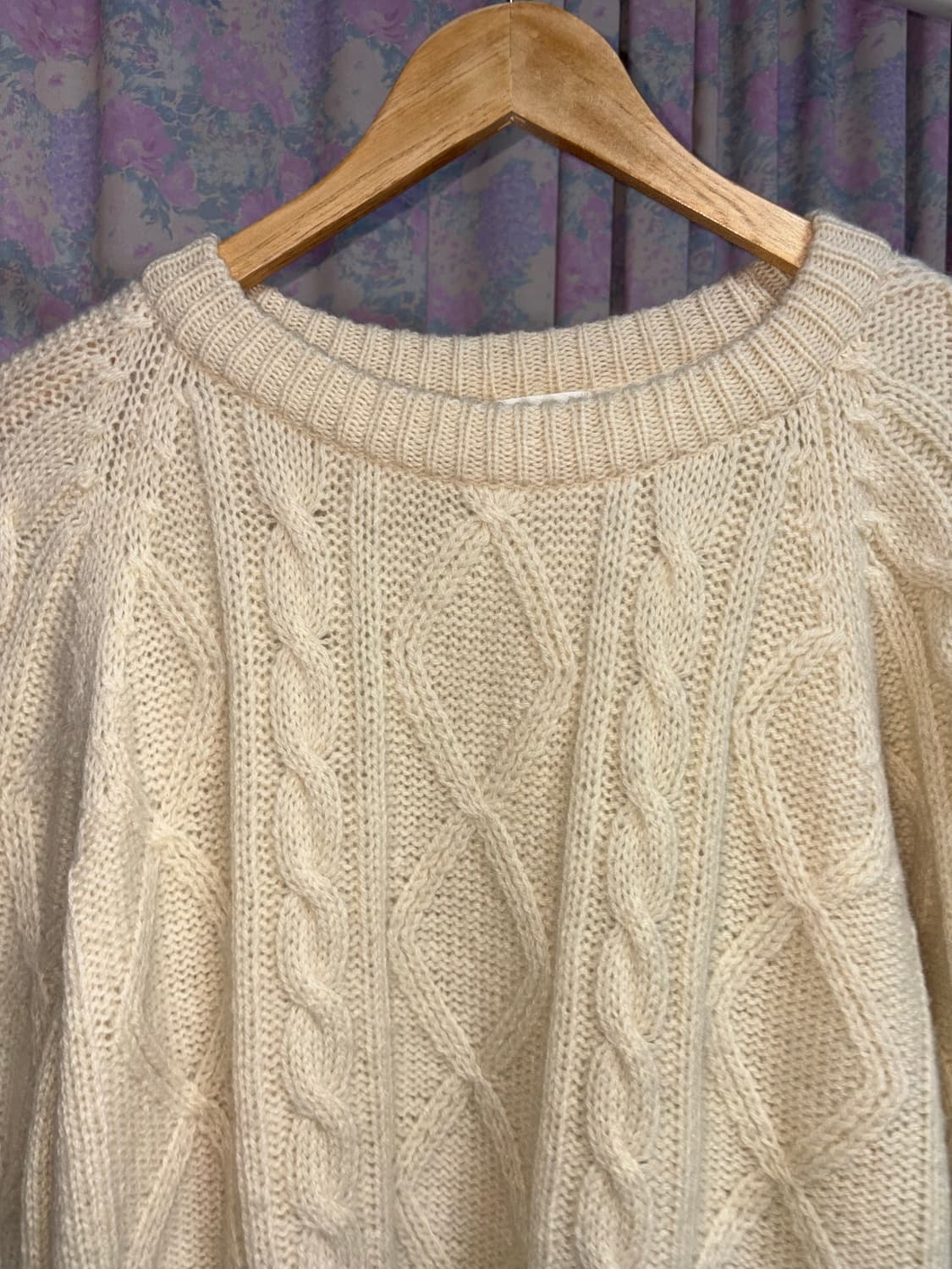 아이보리 울 니트 상품이미지5